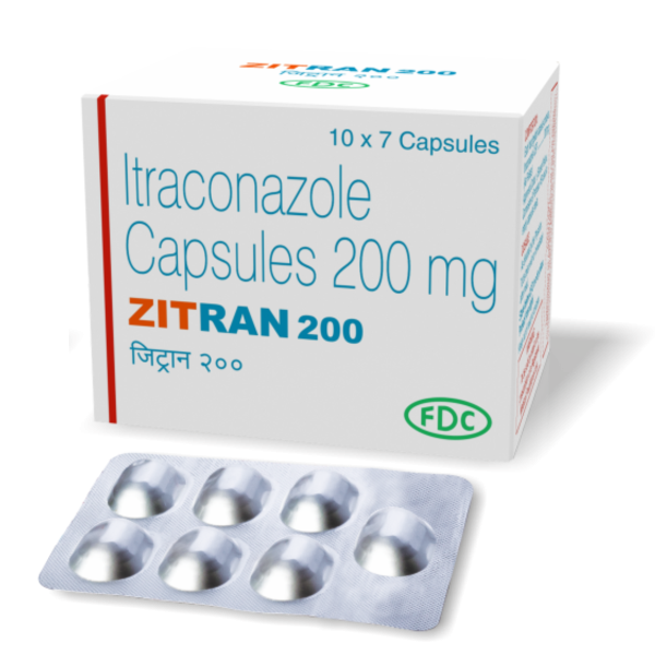 Zitran 200 mg (Itraconazole 200mg)