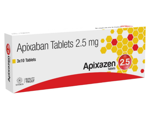 Apixazen 2.5mg  (Apixaban)