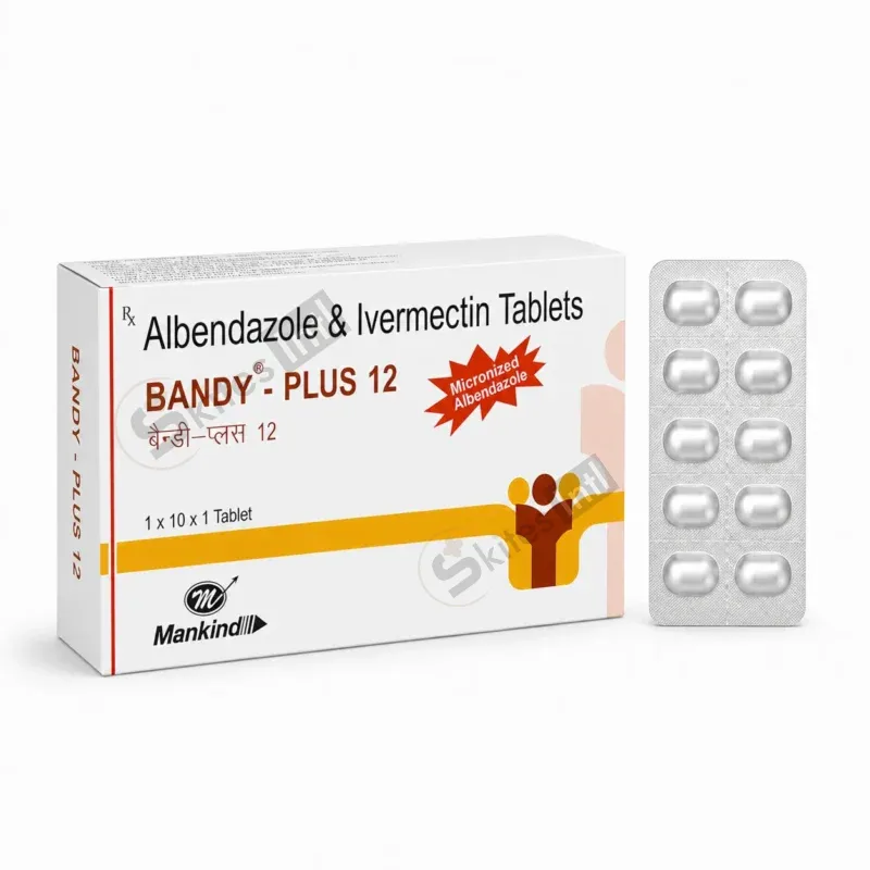 Bandy Plus 12mg (Ivermectin (12mg) + Albendazole (400mg))