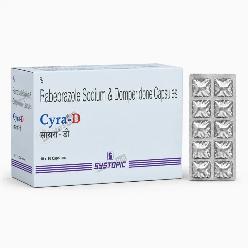 Cyra-D (Domperidone 30mg + Rabeprazole 20mg)