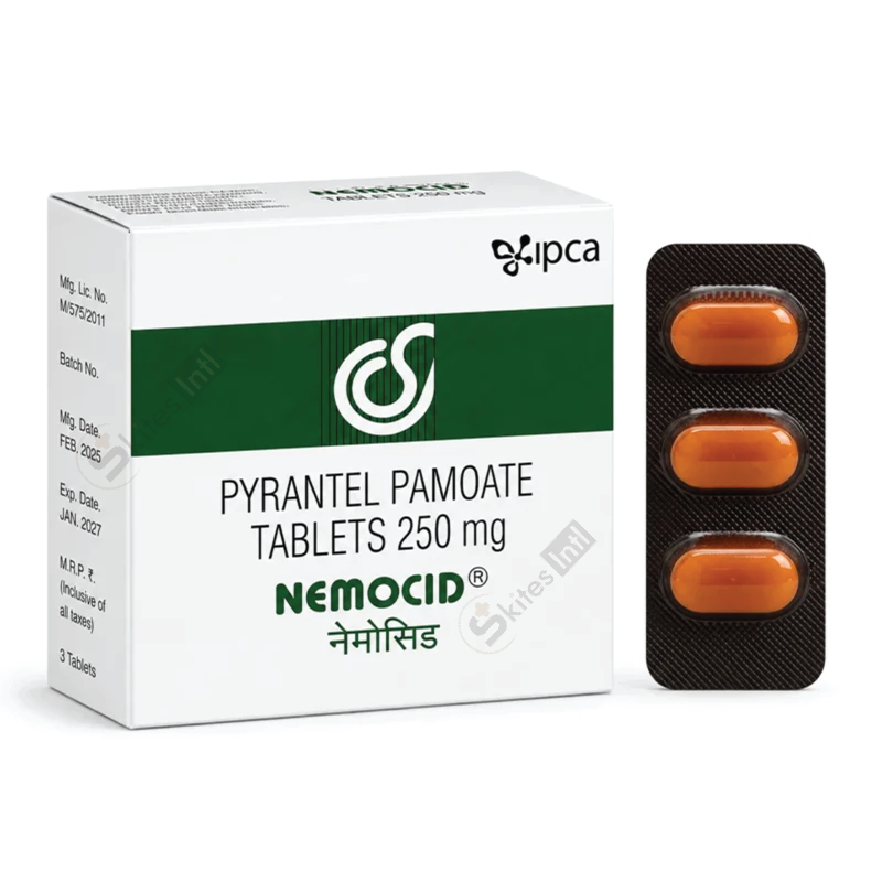 Pyrantel pamoate 250mg (Nemocid 250Tablet)