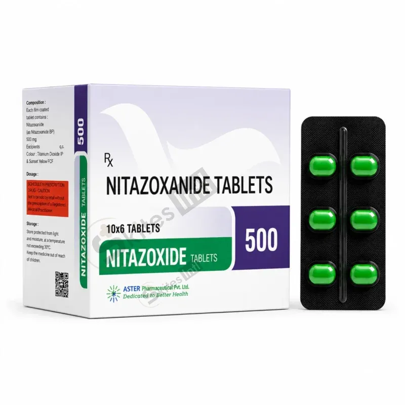 Nizonide 500 Tablet (Nitazoxanide 500)