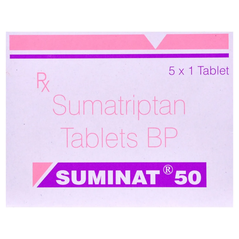 Sumatriptan 50mg( Suminat 50mgTablet ) (Copy)