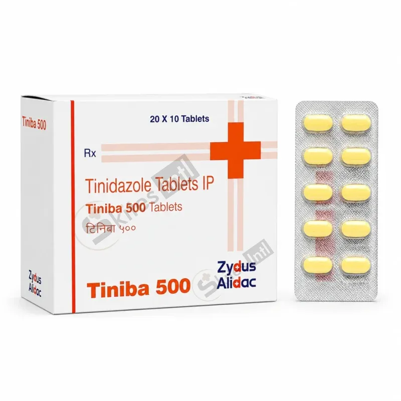 Tinidazole 500mg Tablet (Tiniba 500)