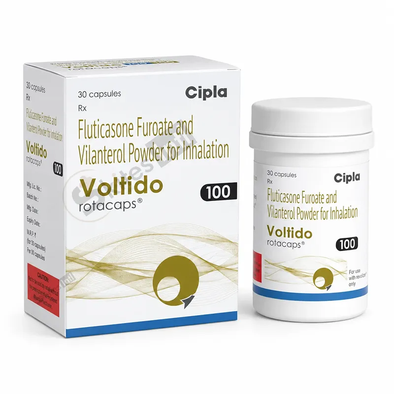 Voltido 100 MCG ( Fluticasone & Vilantrol )