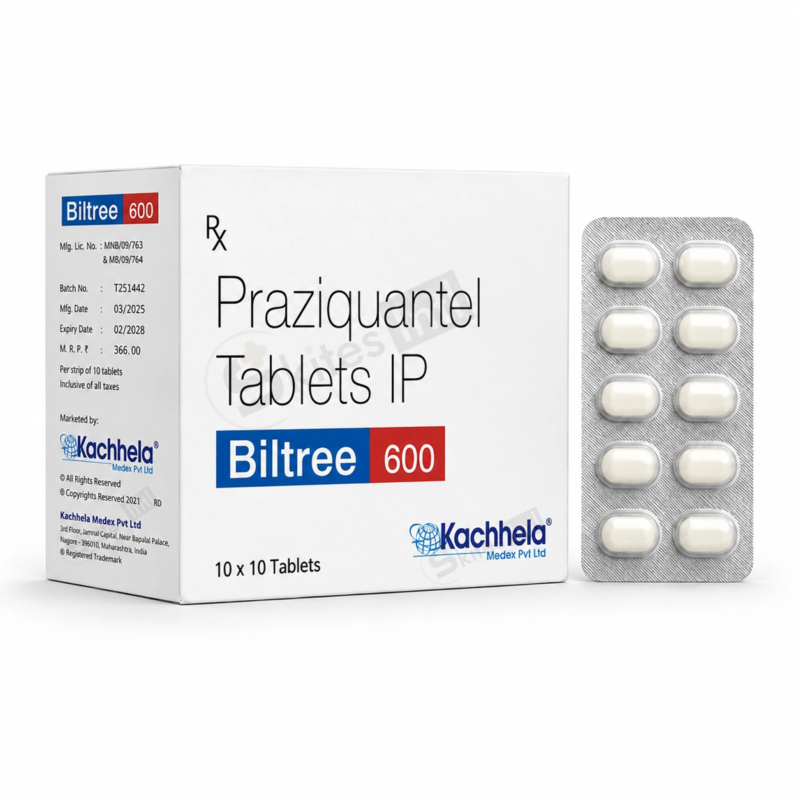 Praziquantel 600mg (Biltree 600)
