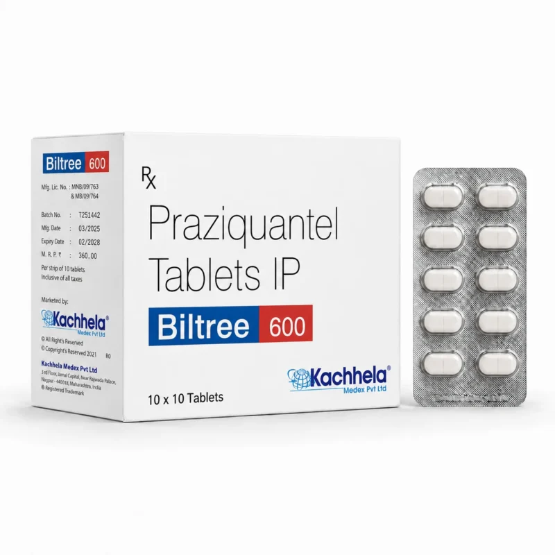Praziquantel 600mg (Biltree 600)