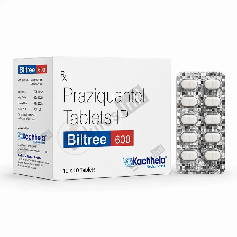 Praziquantel 600mg (Biltree 600)