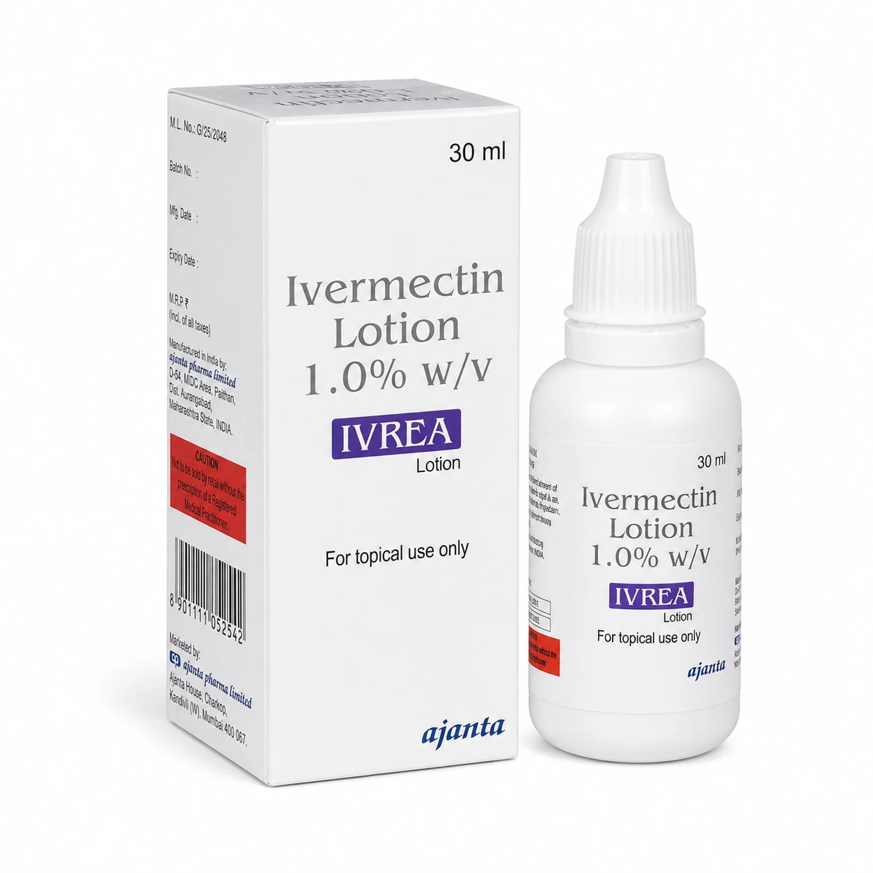 Ivrea 1% lotion (Ivermectin 1% lotion)