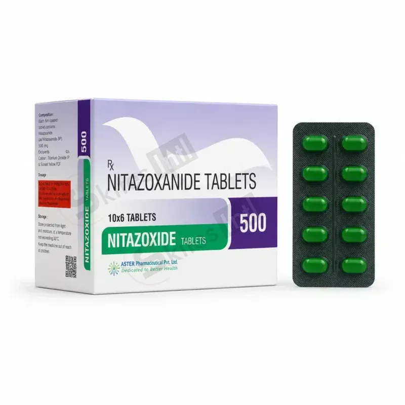 Nizonide 500 Tablet (Nitazoxanide 500)