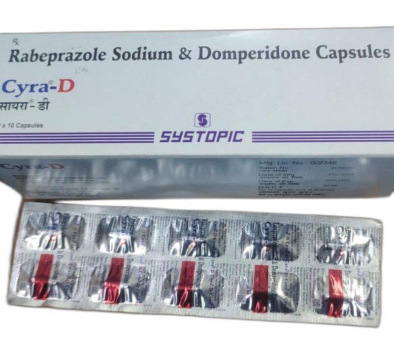 Cyra-D (Domperidone 30mg + Rabeprazole 20mg)