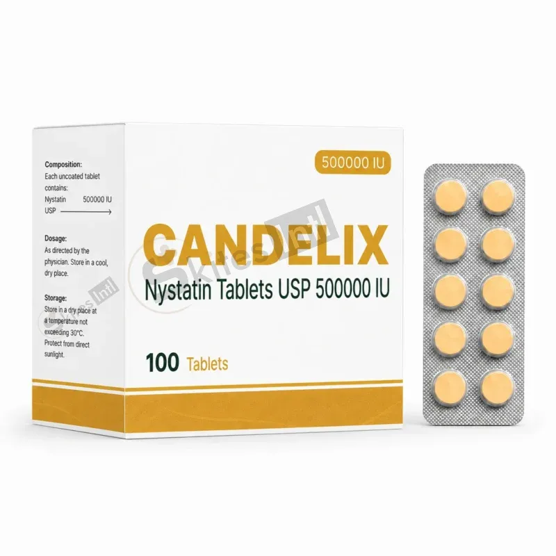 Nystatin Tablets USP 500000 IU(Candelix)