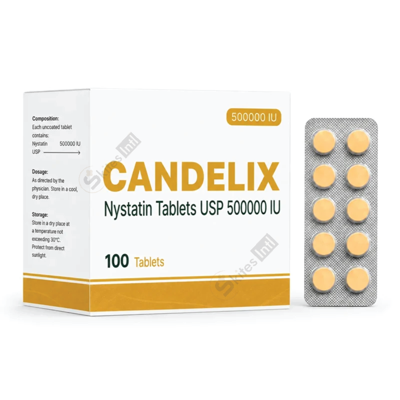 Nystatin Tablets USP 500000 IU(Candelix)