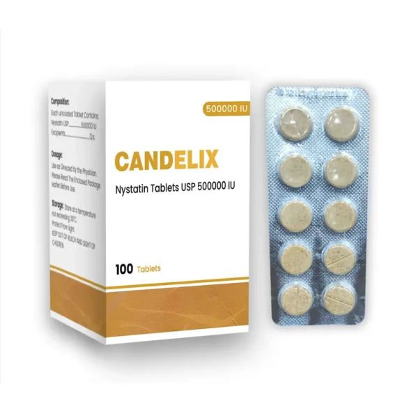 Nystatin Tablets USP 500000 IU(Candelix)