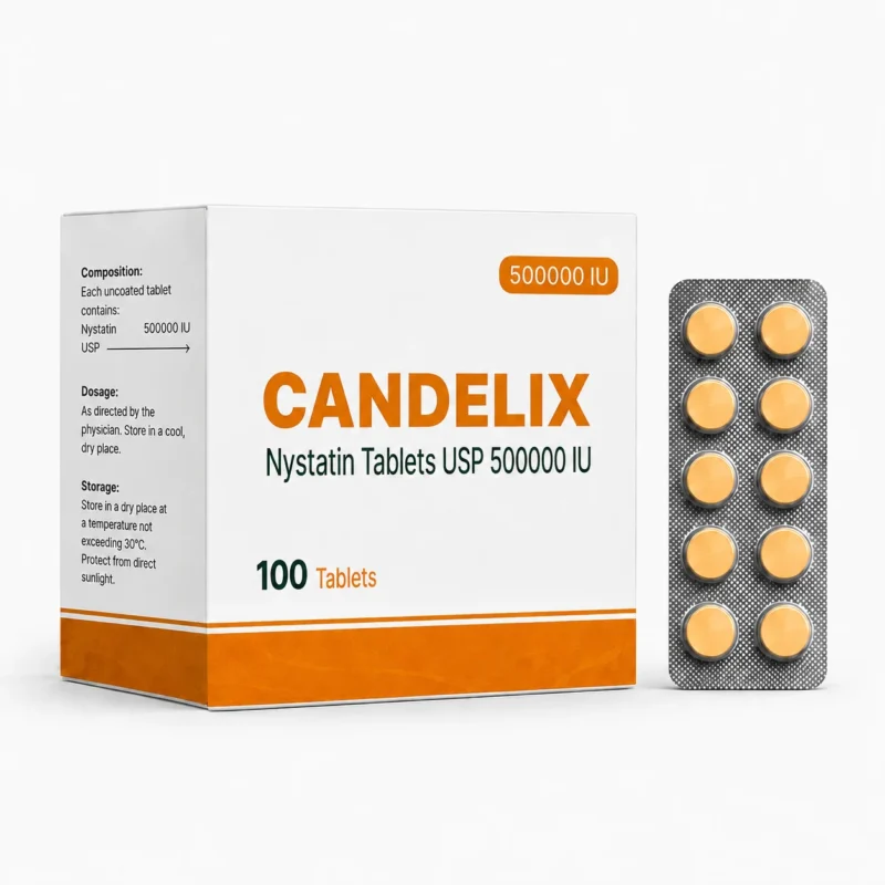 Nystatin Tablets USP 500000 IU(Candelix)