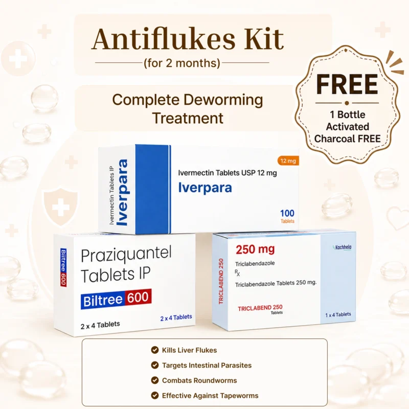 Anti Flukes kit (For 2 months)