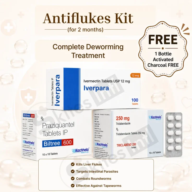 Anti Flukes kit (For 2 months)