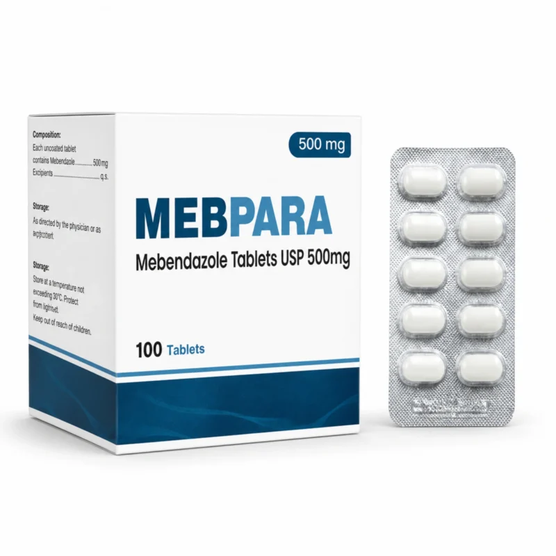 Mebendazole 500mg (Mebpara 500 mg )