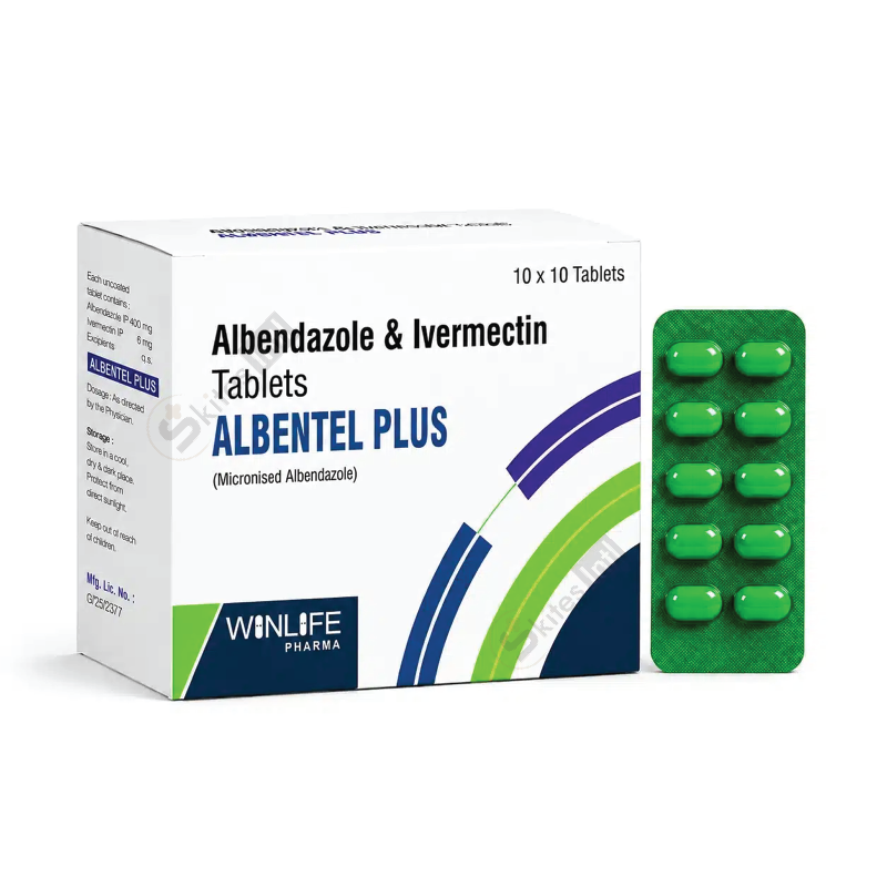 Albendazole & Ivermectin Tablets (ALBENTEL PLUS)