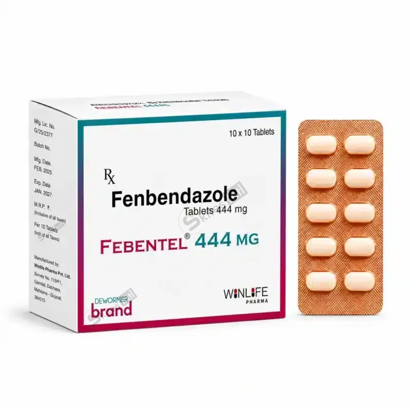 Fenbendazole Tablets 444 mg (FEBENTEL)