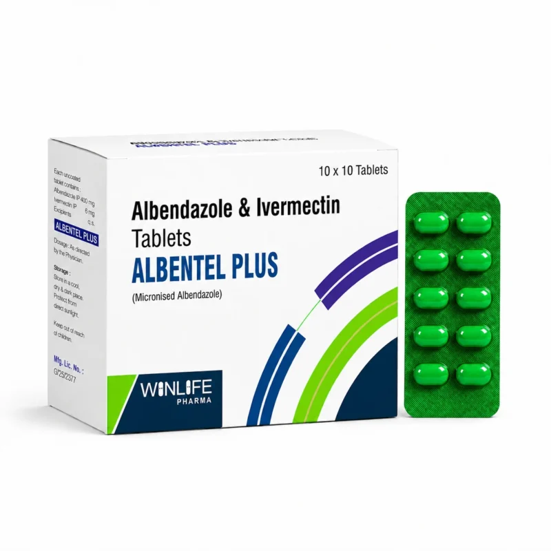Albendazole & Ivermectin Tablets (ALBENTEL PLUS)