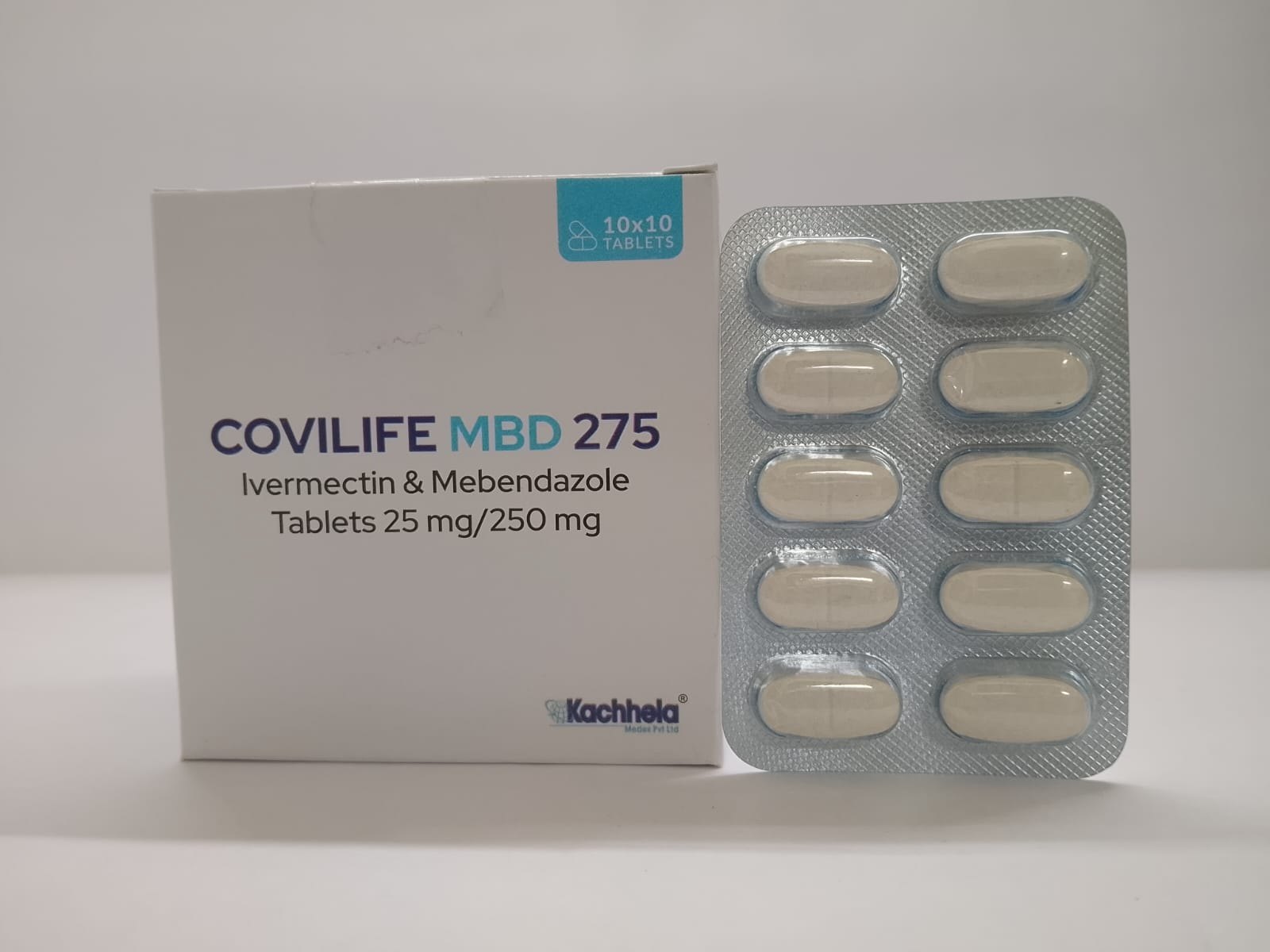 Ivermectin And Mebendazole Tablets 25mg/250mg(Covilife MBD 275)