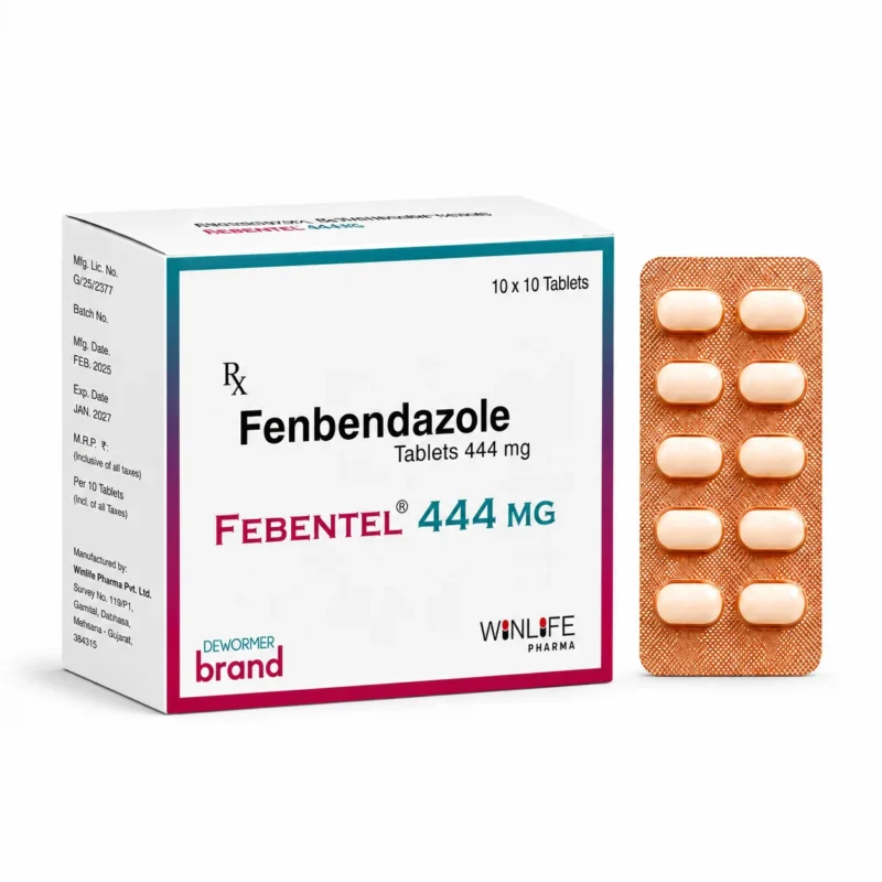 Fenbendazole Tablets 444 mg (FEBENTEL)