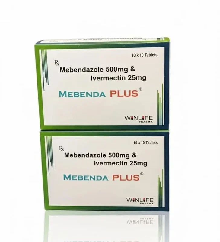 Mebendazole 500mg + Ivermectin 25mg (Mebenda Plus)