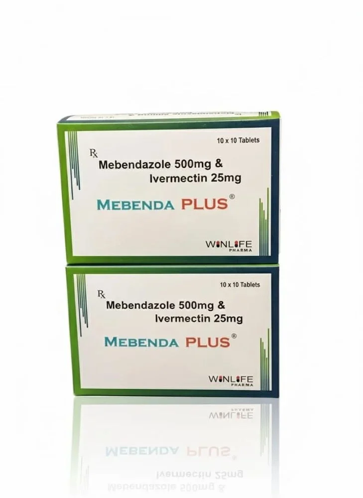 Mebendazole 500mg + Ivermectin 25mg (Mebenda Plus)