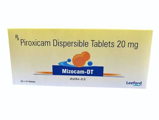 Piroxicam Dispersible Tablets 20mg (mizocam-DT)