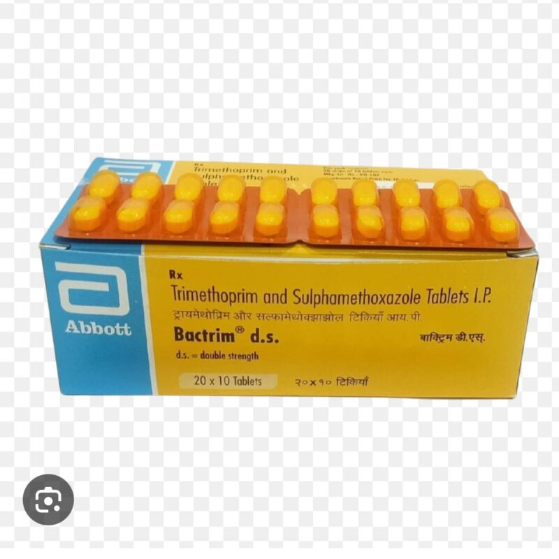 Bactrim DS (Sulfamethoxazole 800 mg + Trimethoprim 160 mg)