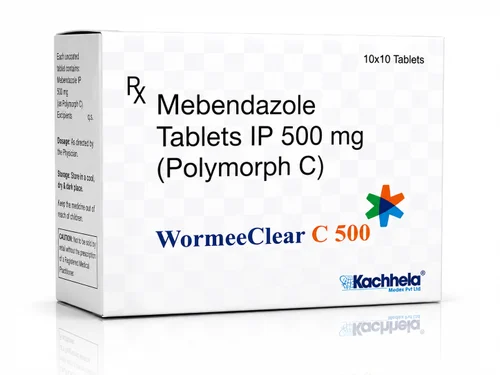 Mebendazole polymorph C (Wormeeclear C 500mg )